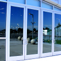 Exterior commercial glass aluminum frame storefront swing door prices